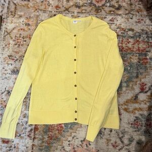 GAP 100% Cotton Crewneck Cardigan